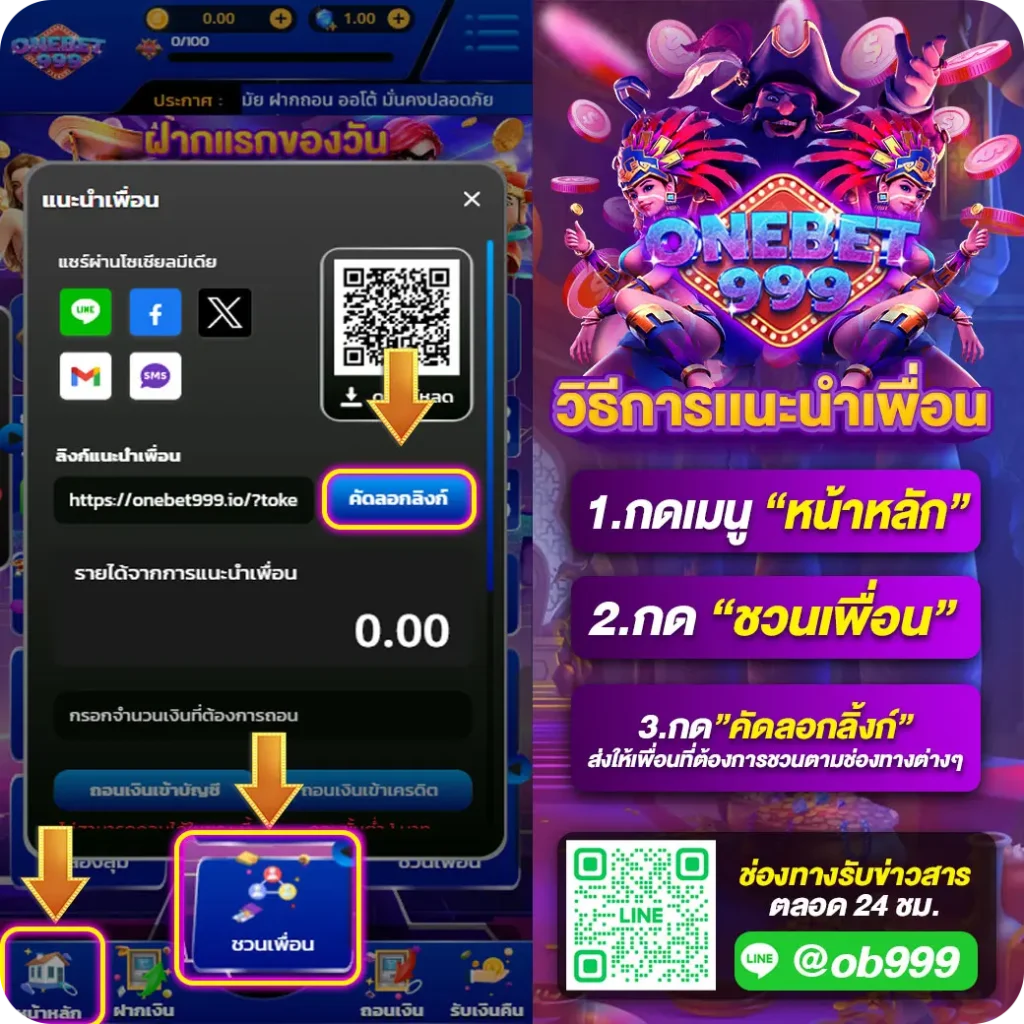 วิธีการต่างๆonebet999
