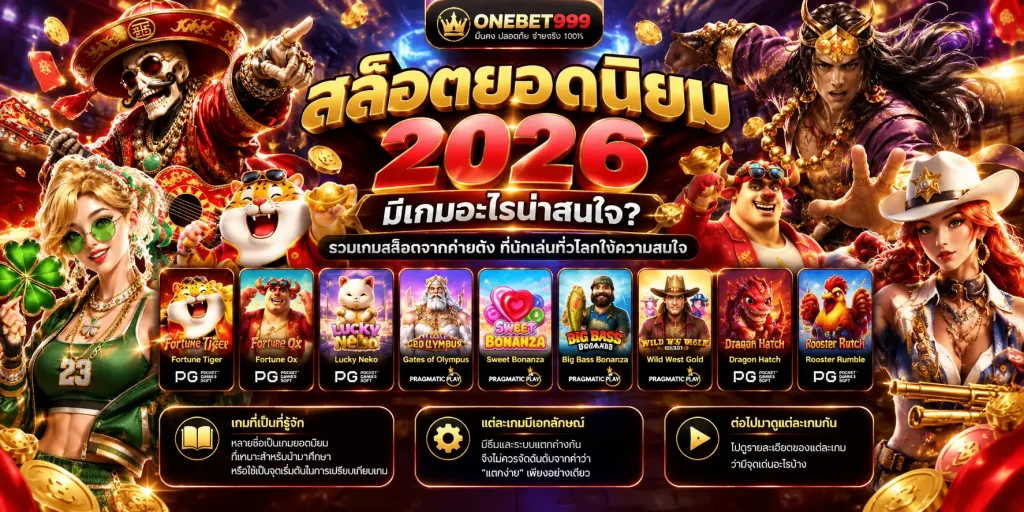 สล็อตยอดนิยม